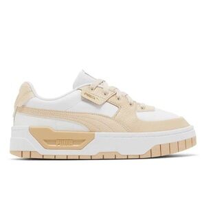 Puma Women's White and Tan Sneakers 38315706 Size 10